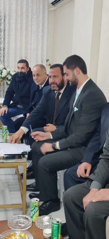 نهنئ ابن العم رائد محمود سميح جرار بمناسبة عقد قرانه 